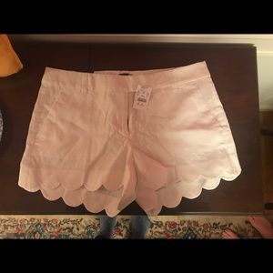 White j crew 4 inch shorts